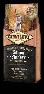 Carnilove Salmon & Turkey for Large Breed Puppy  12kg