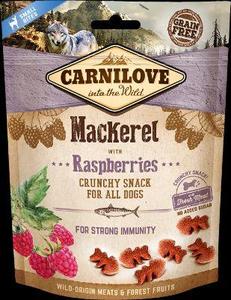 Carnilove Dog Crunchy Snack Mackerel with Raspberries   200g