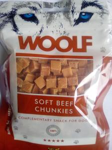 Woolf Beef Chunkies 100g