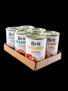 Brit Paté & Meat Mix pack 6x400g