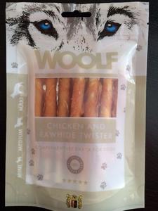 Woolf Chicken and Rawhide Twister 100g