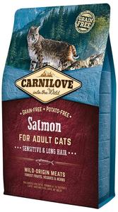 Carnilove Salmon for Adult Cats Sensitive & Long Hair 2kg