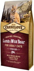 Carnilove Lamb & Wild Boar for Adult Cats Sterilized 2kg