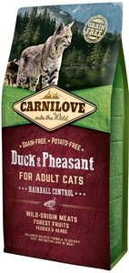 Carnilove Duck & Pheasant for Adult Cats Hairball 6kg