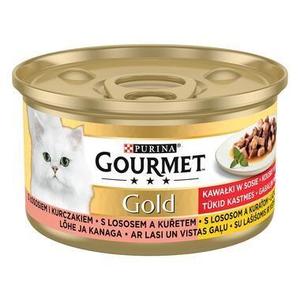 Gourmet Gold losos,kuře ve štávě  85g