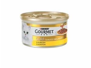 Gourmet Gold mix kousky ve šťávě,duš. a grill. kousky rajská omáčka 4x6x85g DOPRODEJ