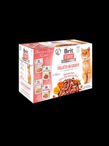 Brit Care Cat kapsa Flavour box Fillet in Gravy 12 x 85 g