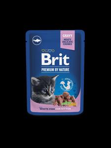 Brit Premium Cat kapsa White fish Kitten 100g