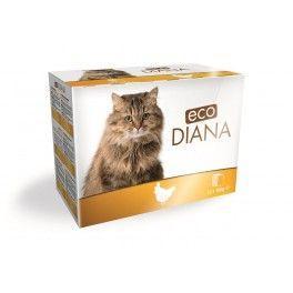 Diana cat kapsičky kuřecí kousky v omáčce 100g/12ks