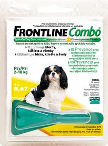 Frontline Spot-On Combo f*line Dog S 2-10kg oranž.  0,67ml