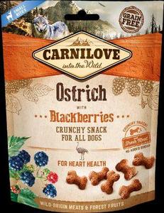 Carnilove Dog Crunchy Snack Ostrich & Blackberries   200g