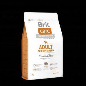 Brit Care Adult Medium Breed Lamb & Rice 12kg + 2kg zdarma