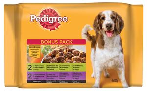 Pedigree kapsa Adult 4x100g kuřecí,hovězí se zeleninou ve šťávě