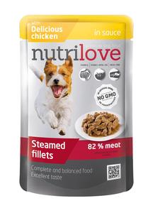 Nutrilove pes kapsička kuřecí ve štávě 85g ZRUSENO