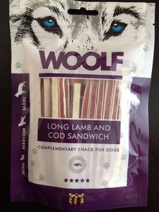 Woolf Soft Lamb & Pollock Sandwich Long 100g
