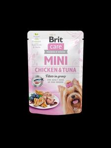 Brit Care Dog Mini kapsa Chicken & Tuna fillets in gravy 85g