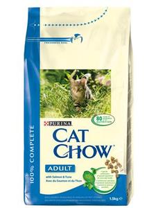 Purina Cat Chow tuňák/losos  1,5kg