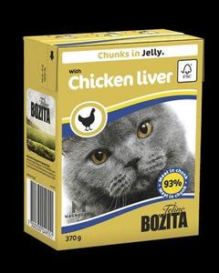 Bozita cat kousky v želé kuřecí játra 370g ZRUSENO