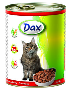 Dax kočka hovězí  830g