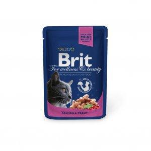Brit Premium Cat kapsa Salmon & Trout 100g