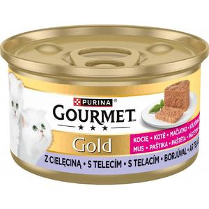 Gourmet Gold kitten telecí paštika  85g