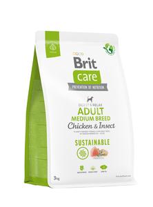 Brit Care Sustainable Adult Medium Breed 3kg