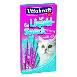 Vitakraft Cat Liquid Snack Omega 3Oil 6x15g