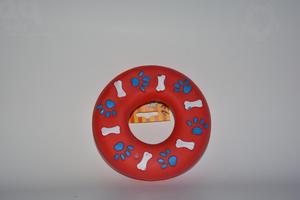 Kroužek s kostí a packou 12cm vinil 