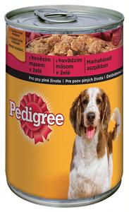 Pedigree hovězí v želé 1200g ZRUSENO